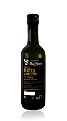 Olio extravergine di oliva in bottiglia da 0,375 cl.